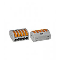 WAGO 222-05 5x0,08-4 mm2 rozpojiteľná svorka